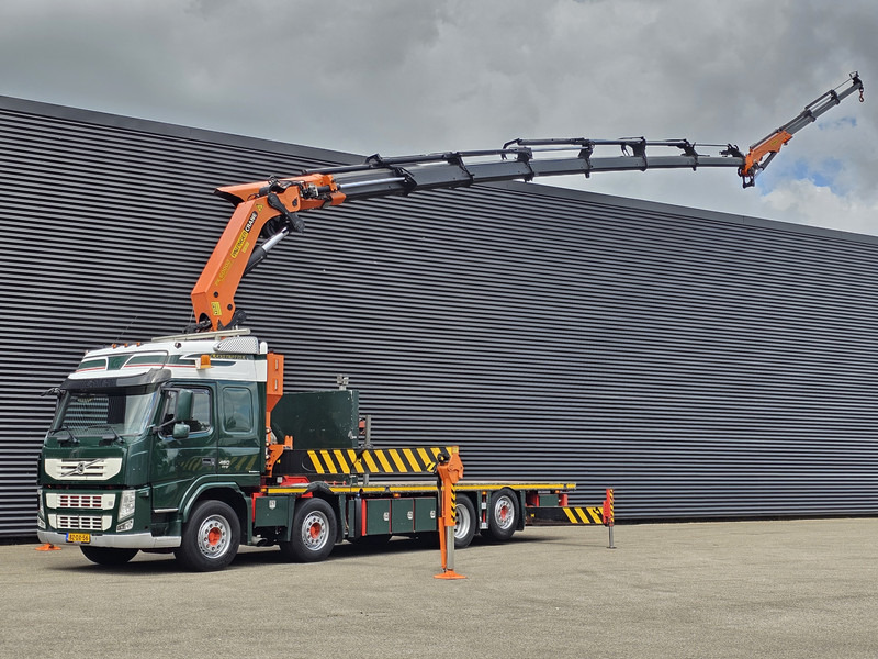 Volvo FM 460 8X2 / PALFINGER PK60002 /JIB / WINCH - Camion grue: photos 1 Volvo FM 460 8X2 / PALFINGER PK60002 /JIB / WINCH - Camion grue: photos 1