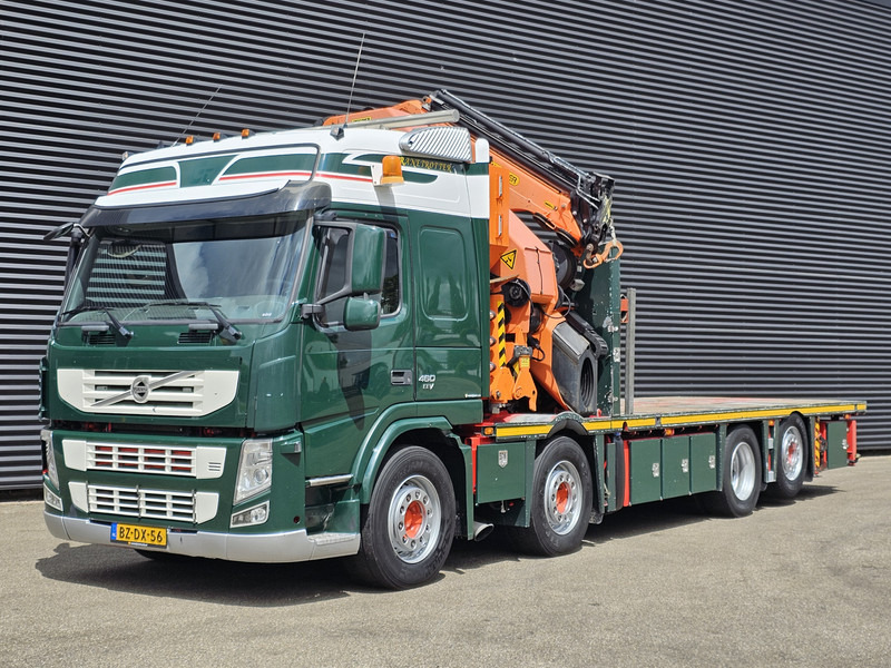 Volvo FM 460 8X2 / PALFINGER PK60002 /JIB / WINCH - Camion plateau, Camion grue: photos 5 Volvo FM 460 8X2 / PALFINGER PK60002 /JIB / WINCH - Camion plateau, Camion grue: photos 5