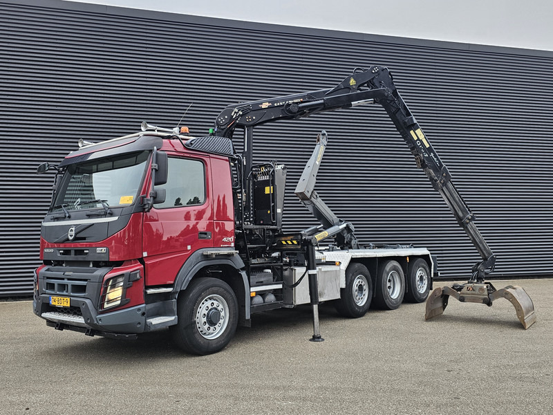 Volvo FMX 420 / 8x2 / PALFINGER EPSILON + HOOKLIFT - Camion ampliroll, Camion grue: photos 3 Volvo FMX 420 / 8x2 / PALFINGER EPSILON + HOOKLIFT - Camion ampliroll, Camion grue: photos 3