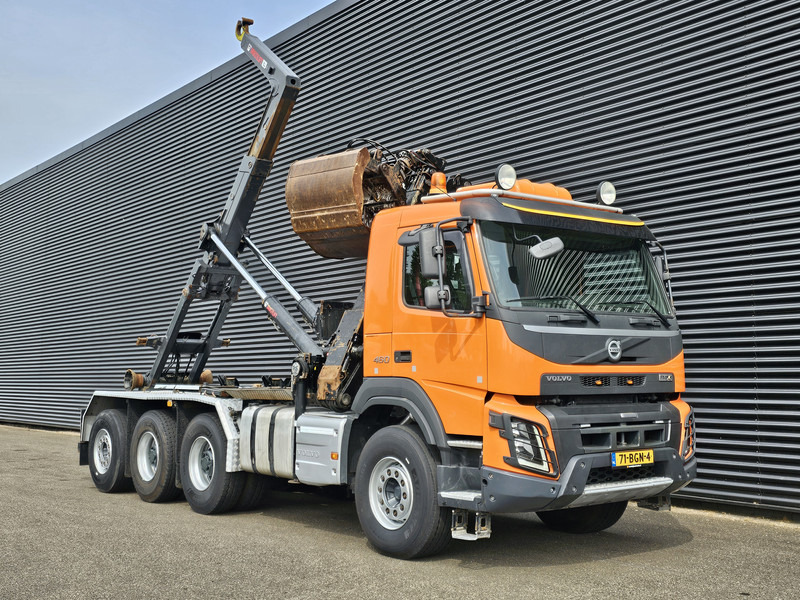 Volvo FMX 460 8x4-4 / HIAB Z CRANE + HOOKLIFT - Camion ampliroll: photos 5 Volvo FMX 460 8x4-4 / HIAB Z CRANE + HOOKLIFT - Camion ampliroll: photos 5