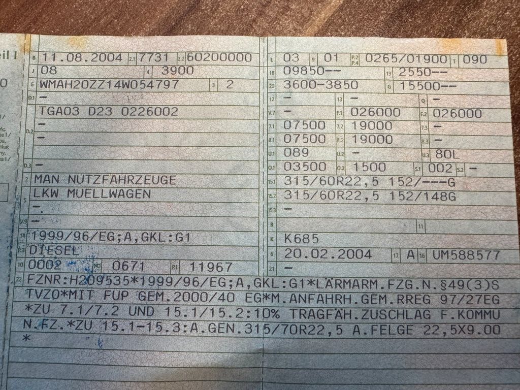 MAN 26.360 6X2 Müllwagen MAN 26.360 6X2 Müllwagen - Benne à ordures ménagères: photos 2 MAN 26.360 6X2 Müllwagen MAN 26.360 6X2 Müllwagen - Benne à ordures ménagères: photos 2