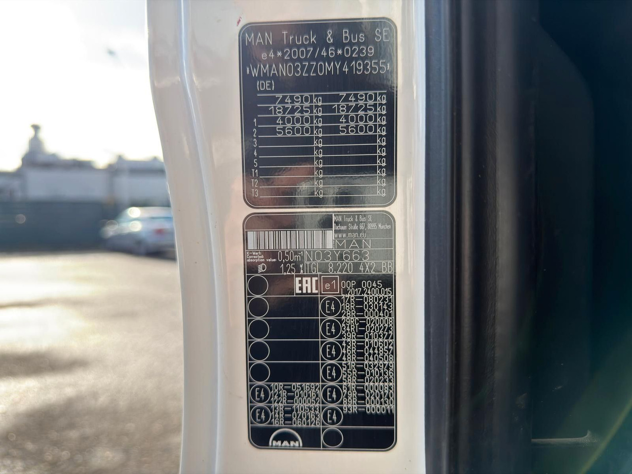 Utilitaire benne MAN 8.220 4x2 Meiller 3S. Kipper | TOP Zustand!: photos 21