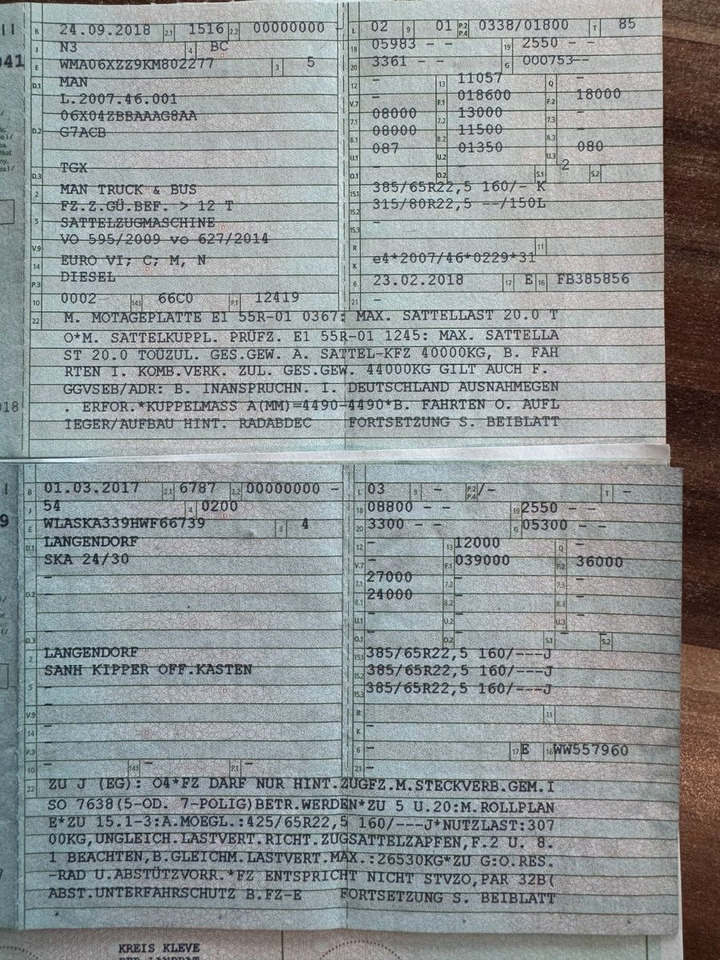 MAN 18.460 4X2 & Langendorf Stahl / Aluminium 24 kub - Tracteur routier: photos 2 MAN 18.460 4X2 & Langendorf Stahl / Aluminium 24 kub - Tracteur routier: photos 2