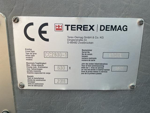 Terex Demag CC2800-1 - Grue sur chenilles: photos 5 Terex Demag CC2800-1 - Grue sur chenilles: photos 5