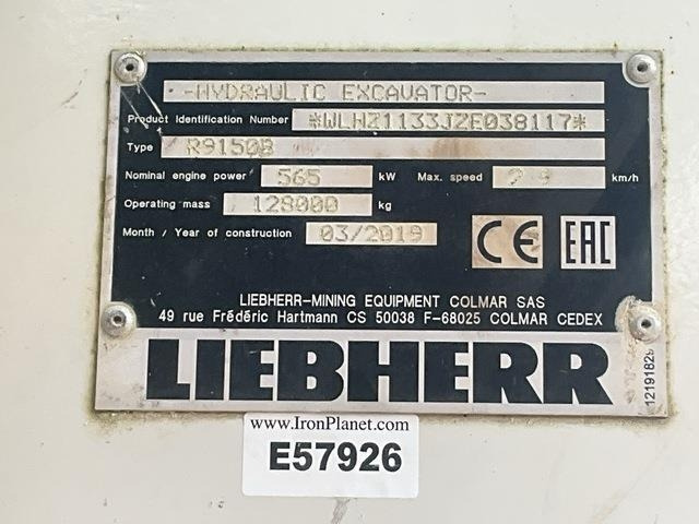 Liebherr R9150B - Pelle sur chenille: photos 5 Liebherr R9150B - Pelle sur chenille: photos 5