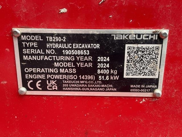 Takeuchi TB290-2 - Pelle sur chenille: photos 5 Takeuchi TB290-2 - Pelle sur chenille: photos 5
