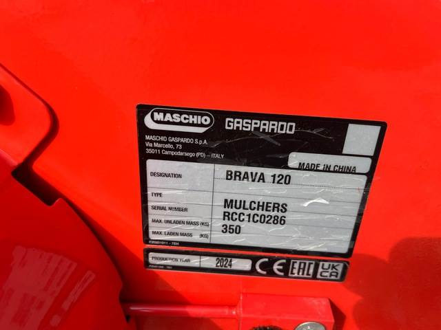 Maschio Gaspardo Brava 120 3P Fix - Broyeur à axe horizontal: photos 5 Maschio Gaspardo Brava 120 3P Fix - Broyeur à axe horizontal: photos 5