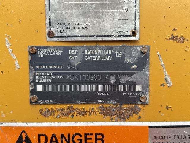 CAT 990 - Chargeuse sur pneus: photos 5 CAT 990 - Chargeuse sur pneus: photos 5