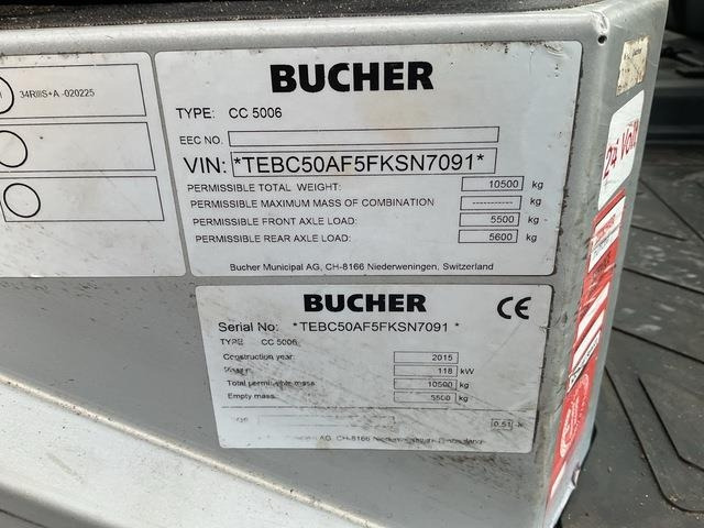 Bucher CityCat CC5006 XL - Balayeuse de voirie: photos 5 Bucher CityCat CC5006 XL - Balayeuse de voirie: photos 5