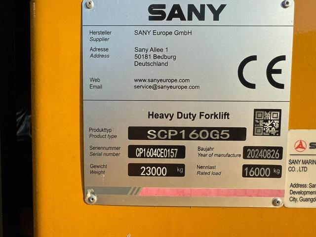 Sany SCP160G5 - Chariot élévateur diesel: photos 5 Sany SCP160G5 - Chariot élévateur diesel: photos 5