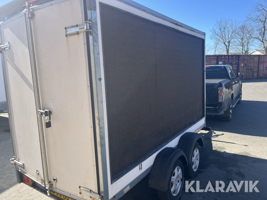 Brugt LED trailer Brenderup cargo - Remorque: photos 1 Brugt LED trailer Brenderup cargo - Remorque: photos 1