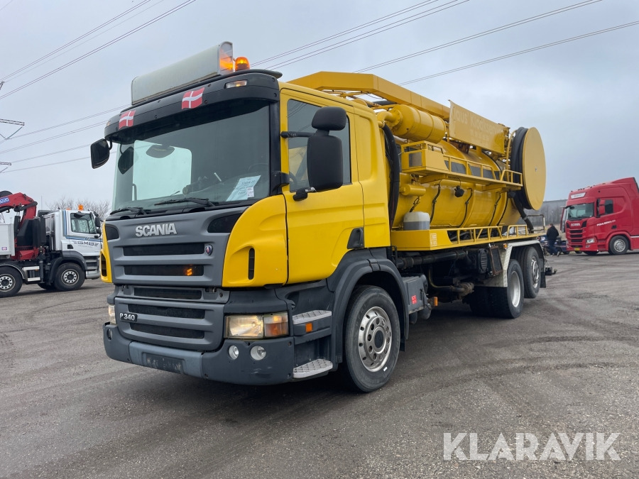 Slamsuger Scania P340 - Camion vidangeur: photos 1 Slamsuger Scania P340 - Camion vidangeur: photos 1