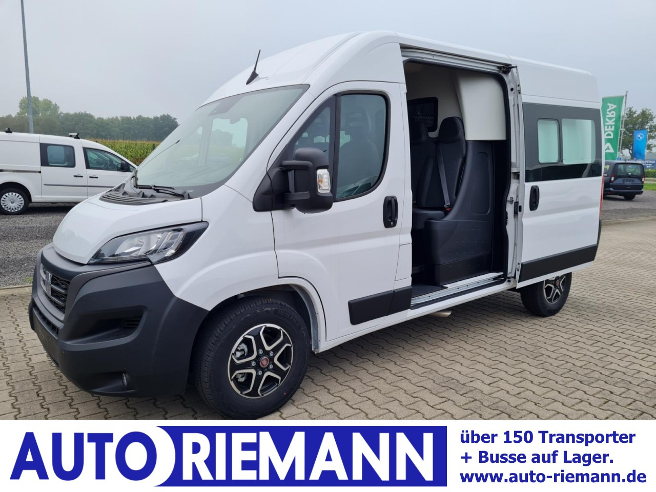 Fiat Ducato 35 Kasten Doka 7-Sitze 2x Schiebetür Maxi L2H2 - Fourgon utilitaire, Utilitaire double cabine: photos 1 Fiat Ducato 35 Kasten Doka 7-Sitze 2x Schiebetür Maxi L2H2 - Fourgon utilitaire, Utilitaire double cabine: photos 1