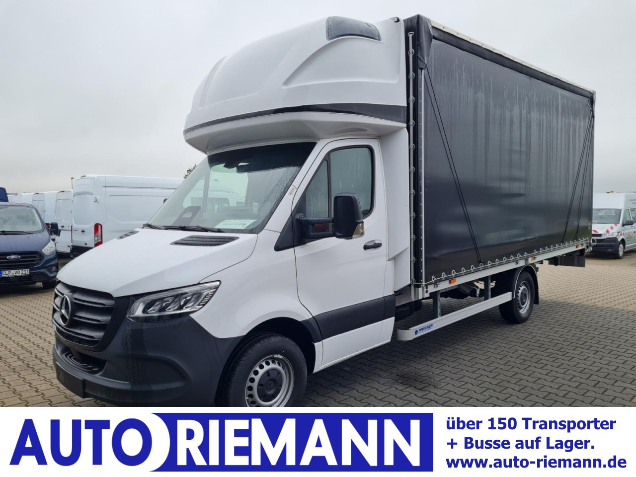Mercedes-Benz Sprinter 317 AG Schiebe Plane Schlafkab 10 Pal AHK - Utilitaire rideaux coulissants (PLSC): photos 1 Mercedes-Benz Sprinter 317 AG Schiebe Plane Schlafkab 10 Pal AHK - Utilitaire rideaux coulissants (PLSC): photos 1
