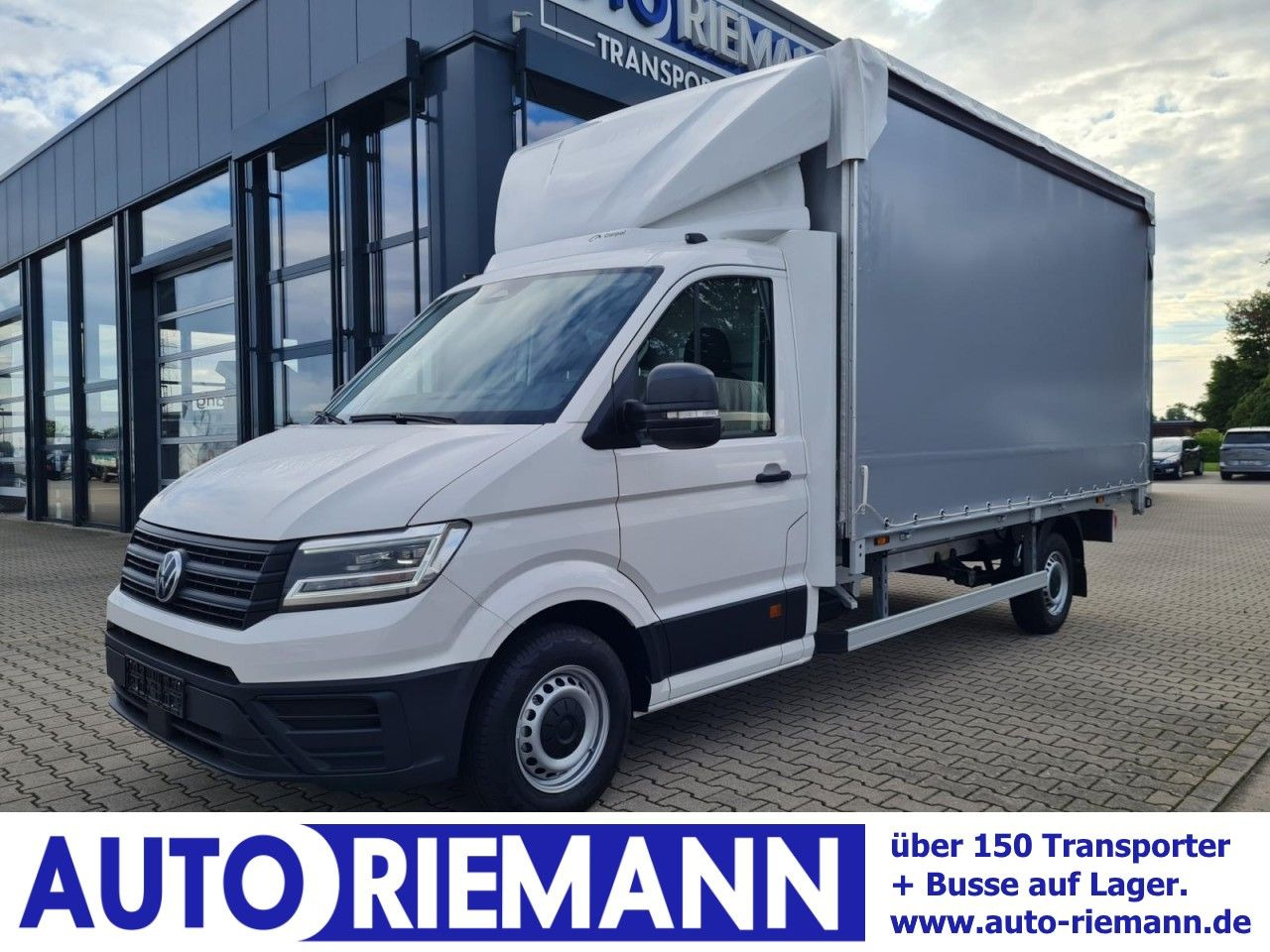 Volkswagen Crafter 35 TDI Pritsche Schiebe Plane ERGO LED T - Utilitaire rideaux coulissants (PLSC): photos 1 Volkswagen Crafter 35 TDI Pritsche Schiebe Plane ERGO LED T - Utilitaire rideaux coulissants (PLSC): photos 1