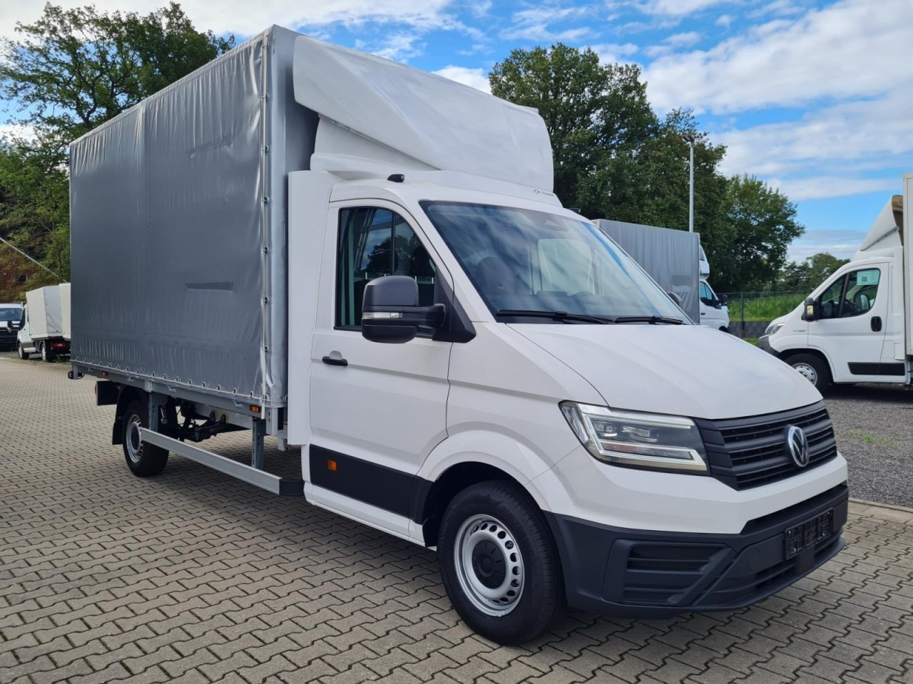 Volkswagen Crafter 35 TDI Pritsche Schiebe Plane ERGO LED TEMPOMAT - Utilitaire rideaux coulissants (PLSC): photos 3 Volkswagen Crafter 35 TDI Pritsche Schiebe Plane ERGO LED TEMPOMAT - Utilitaire rideaux coulissants (PLSC): photos 3