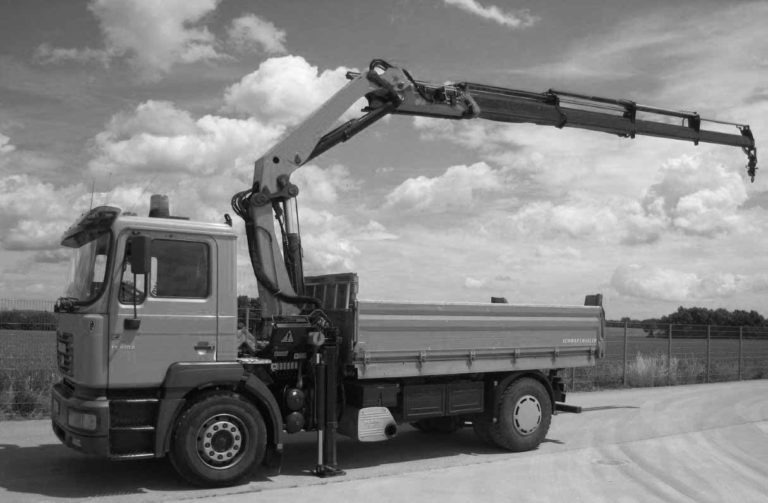 MAN 18.414 mit Palfinger PK 21000 – tipper truck / Kipper - Camion benne, Camion grue: photos 1 MAN 18.414 mit Palfinger PK 21000 – tipper truck / Kipper - Camion benne, Camion grue: photos 1