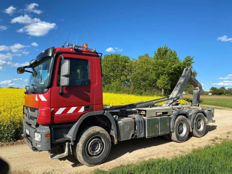 Mercedes Benz 3346 – 6×4 – Hook lift truck / Abrollkipper - Camion ampliroll: photos 1 Mercedes Benz 3346 – 6×4 – Hook lift truck / Abrollkipper - Camion ampliroll: photos 1