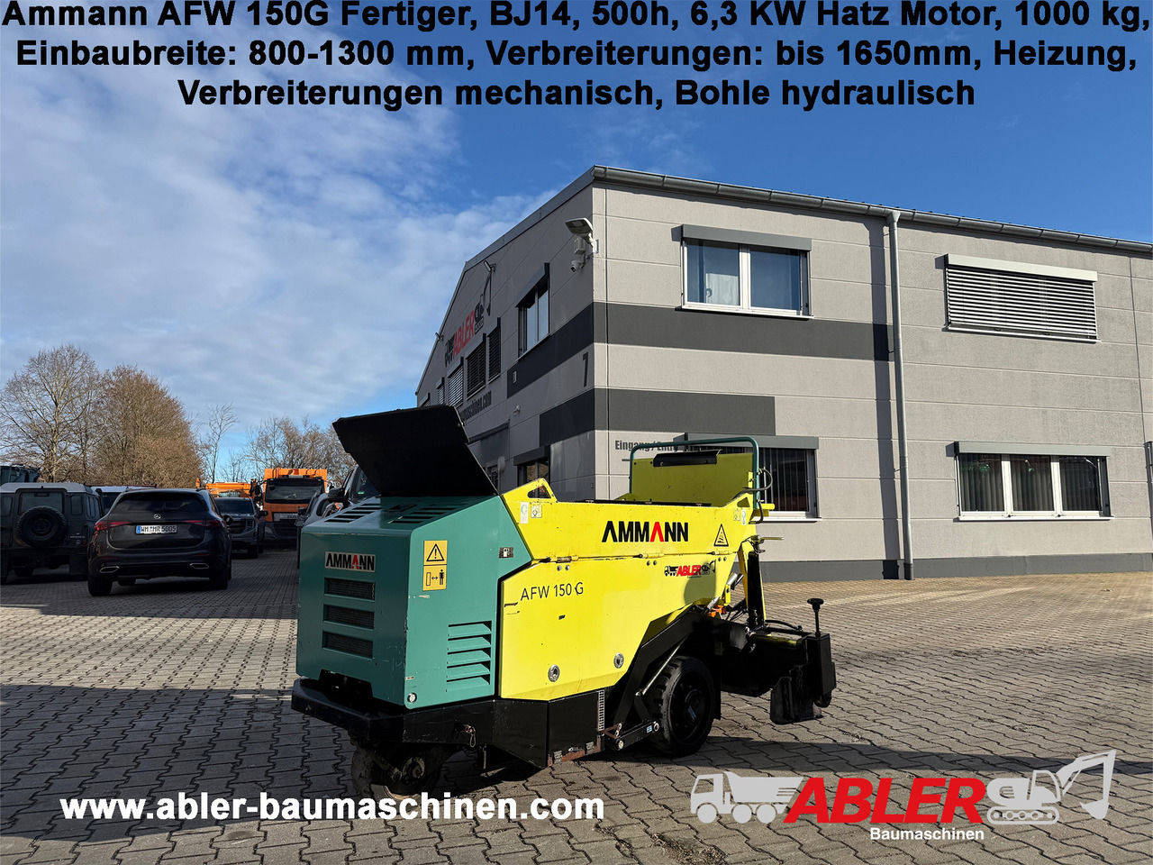 Ammann AFW 150G Gehwegfertiger - Finisseur: photos 1 Ammann AFW 150G Gehwegfertiger - Finisseur: photos 1