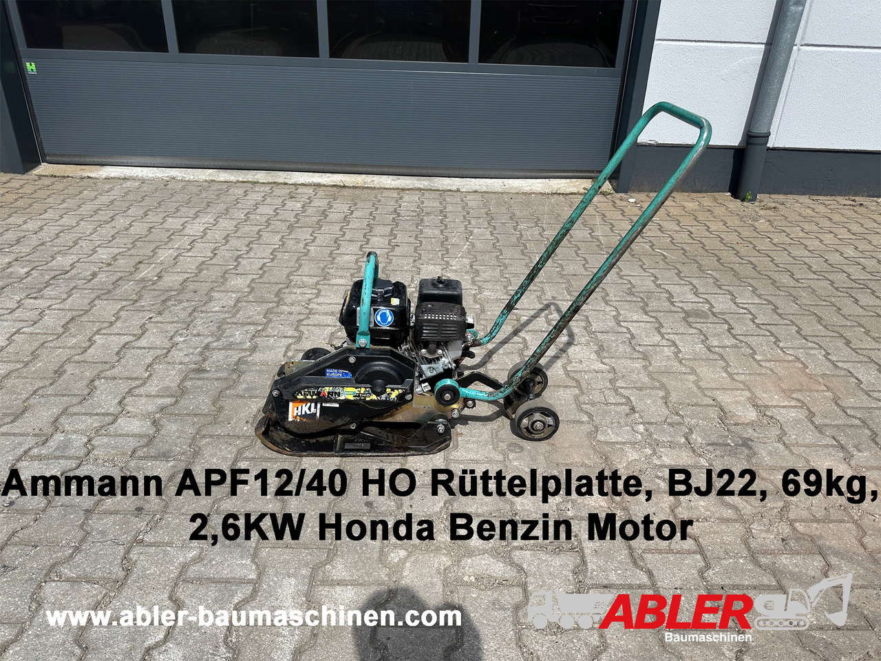 Ammann APF12/40 Rüttelplatte 69 kg - Plaque vibrante: photos 1 Ammann APF12/40 Rüttelplatte 69 kg - Plaque vibrante: photos 1
