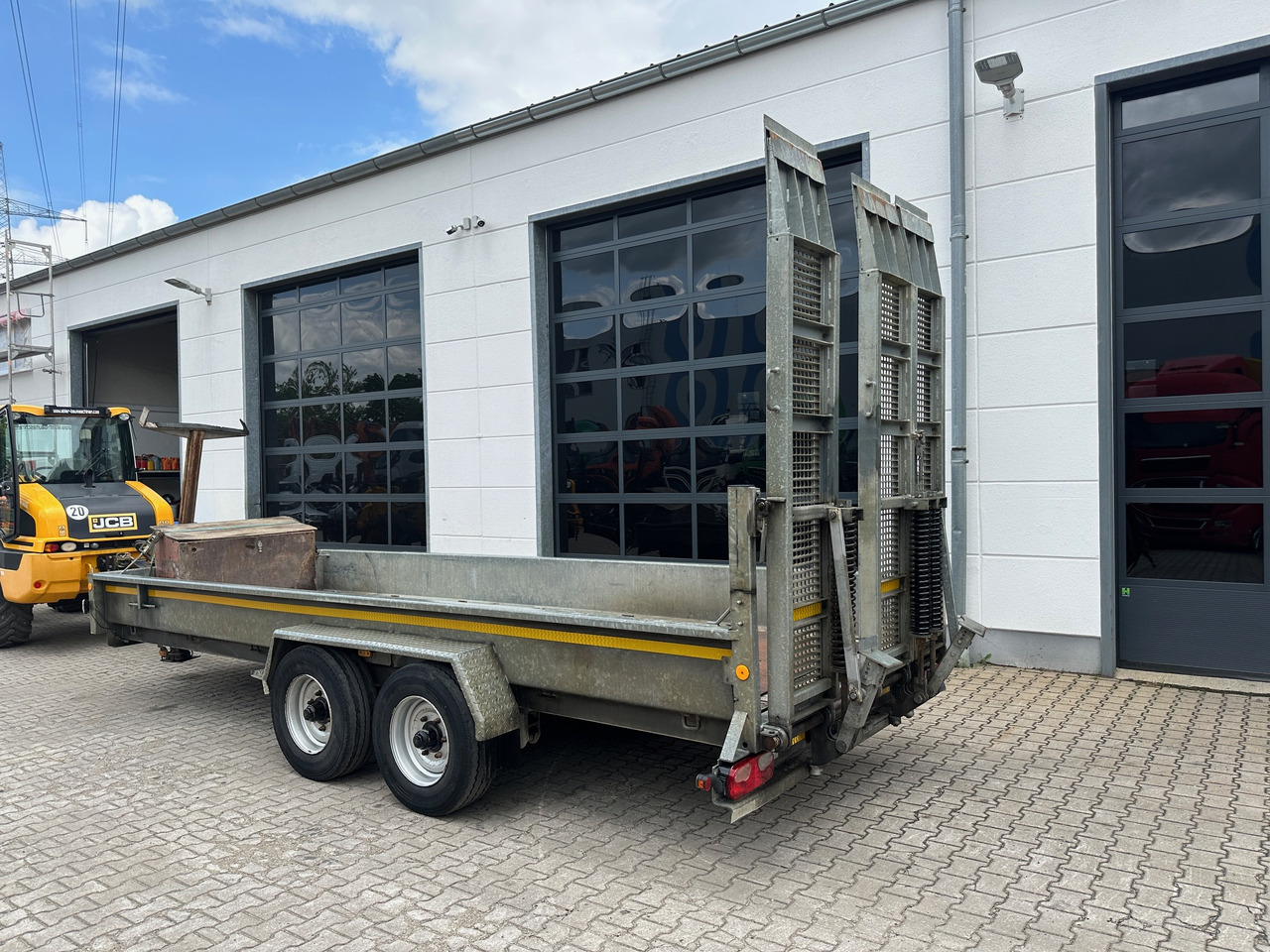 Demmler Tandem-Tiefladeranhänger Fräsenanhänger - Remorque porte-engin surbaissée: photos 4 Demmler Tandem-Tiefladeranhänger Fräsenanhänger - Remorque porte-engin surbaissée: photos 4