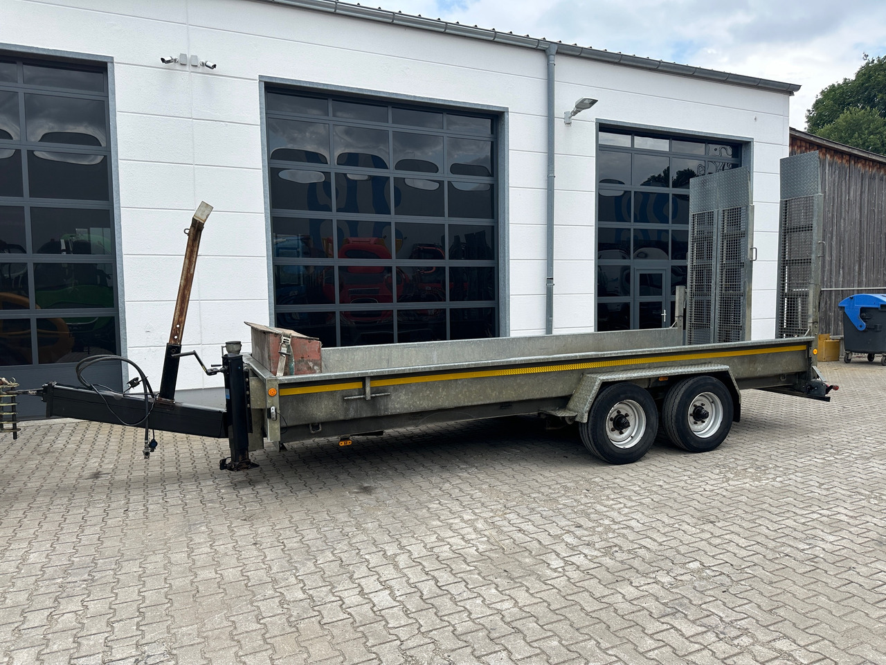 Demmler Tandem-Tiefladeranhänger Fräsenanhänger - Remorque porte-engin surbaissée: photos 3 Demmler Tandem-Tiefladeranhänger Fräsenanhänger - Remorque porte-engin surbaissée: photos 3