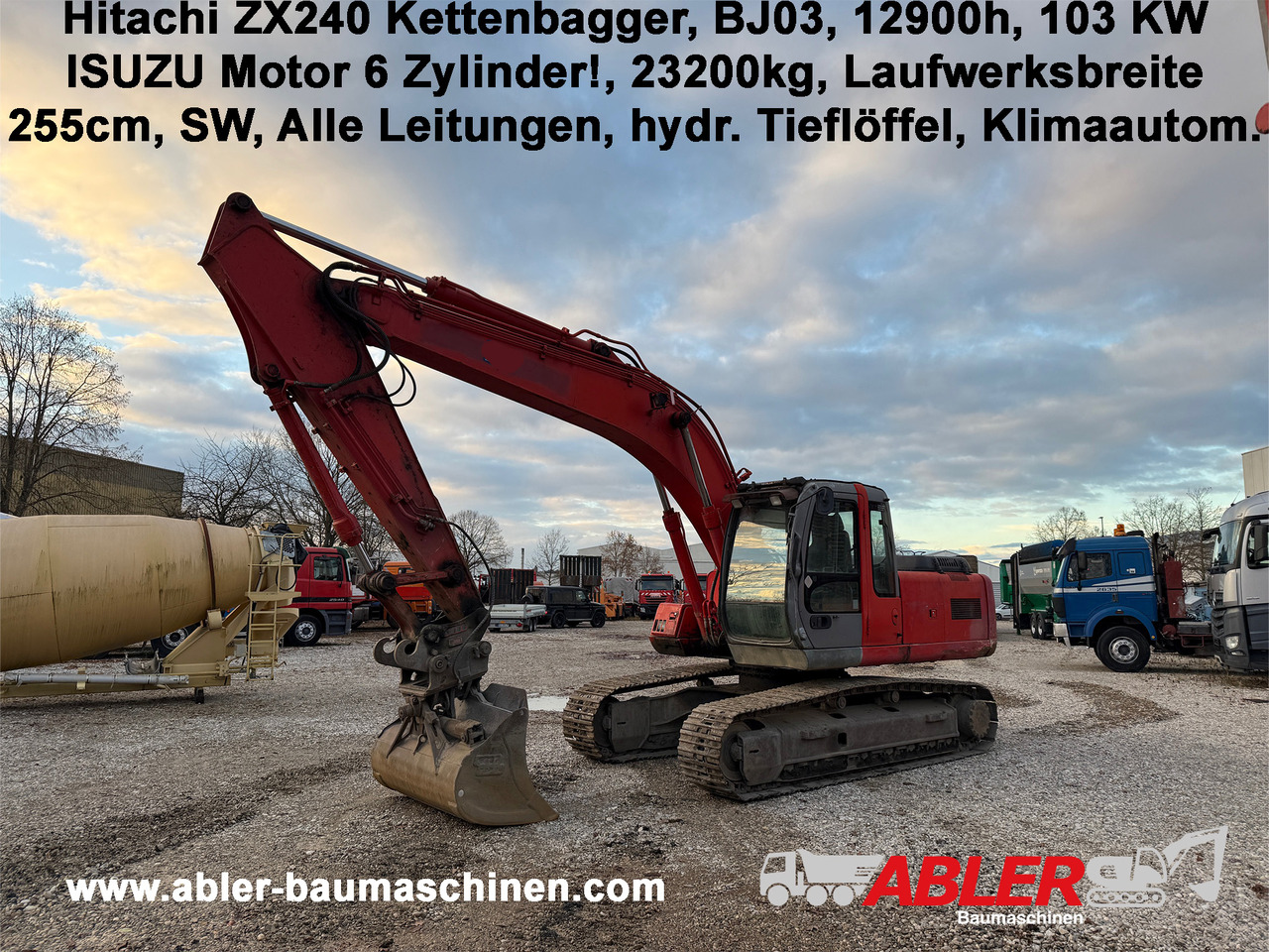 Hitachi ZX240 Klima SW Isuzu - Pelle sur chenille: photos 1 Hitachi ZX240 Klima SW Isuzu - Pelle sur chenille: photos 1