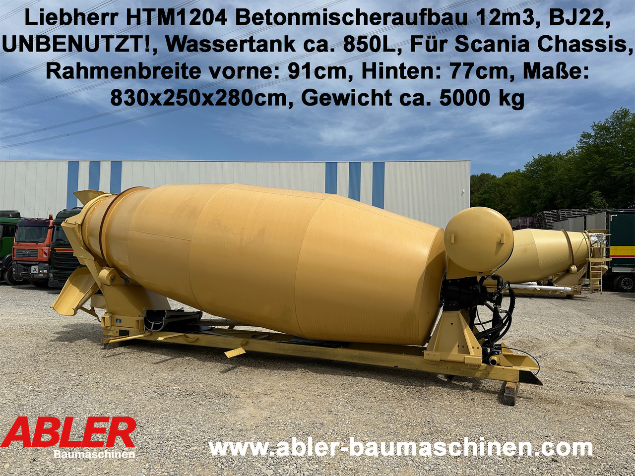 Liebherr HTM1204 Betonmischer Aufbau 12 m3 UNBENUTZT - Tambour malaxeur: photos 1 Liebherr HTM1204 Betonmischer Aufbau 12 m3 UNBENUTZT - Tambour malaxeur: photos 1