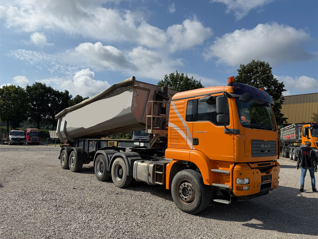 MAN TGA 26.480 6x4 SZM mit Kippauflieger - Camion benne: photos 4 MAN TGA 26.480 6x4 SZM mit Kippauflieger - Camion benne: photos 4