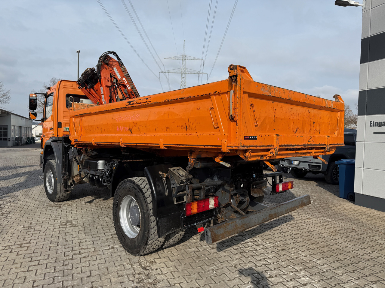 Mercedes-Benz 1833 Axor Kipper Kran Allrad - Camion benne, Camion grue: photos 5 Mercedes-Benz 1833 Axor Kipper Kran Allrad - Camion benne, Camion grue: photos 5