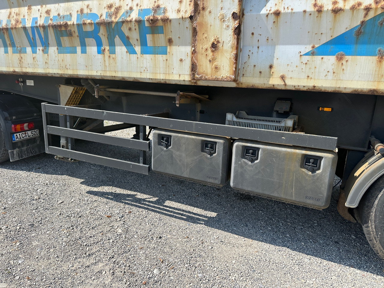 Semi-remorque benne Reisch RHKS-35/24SL Stahl Kippmulde 50 m3 Metallschrott: photos 10 Semi-remorque benne Reisch RHKS-35/24SL Stahl Kippmulde 50 m3 Metallschrott: photos 10