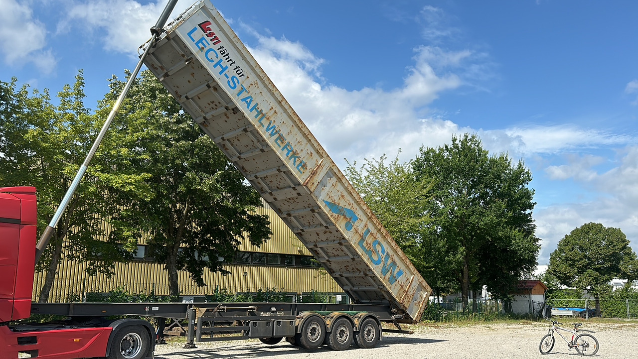 Semi-remorque benne Reisch RHKS-35/24SL Stahl Kippmulde 50 m3 Metallschrott: photos 11 Semi-remorque benne Reisch RHKS-35/24SL Stahl Kippmulde 50 m3 Metallschrott: photos 11