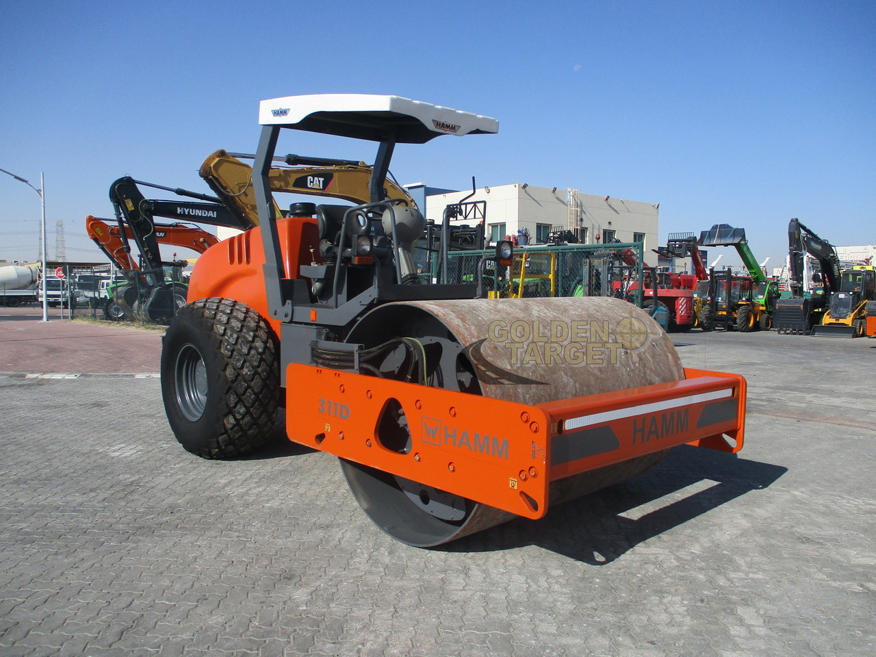 HAMM 311D Single Drum Roller - Compacteur à pieds de mouton/ Monocylindre: photos 1 HAMM 311D Single Drum Roller - Compacteur à pieds de mouton/ Monocylindre: photos 1