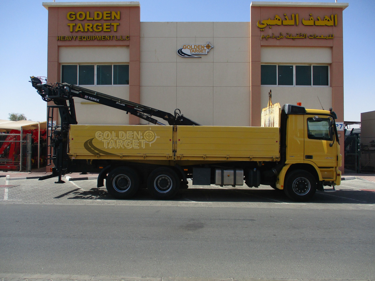 MERCEDES-BENZ ACTROS 2644 6×4 with ATLAS 165.2 Block Crane - Camion grue: photos 5 MERCEDES-BENZ ACTROS 2644 6×4 with ATLAS 165.2 Block Crane - Camion grue: photos 5