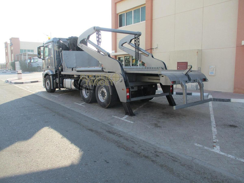 Mercedes-Benz 2642 6×2 Double Skip Loader with HIAB Crane - Chargeuse: photos 5 Mercedes-Benz 2642 6×2 Double Skip Loader with HIAB Crane - Chargeuse: photos 5