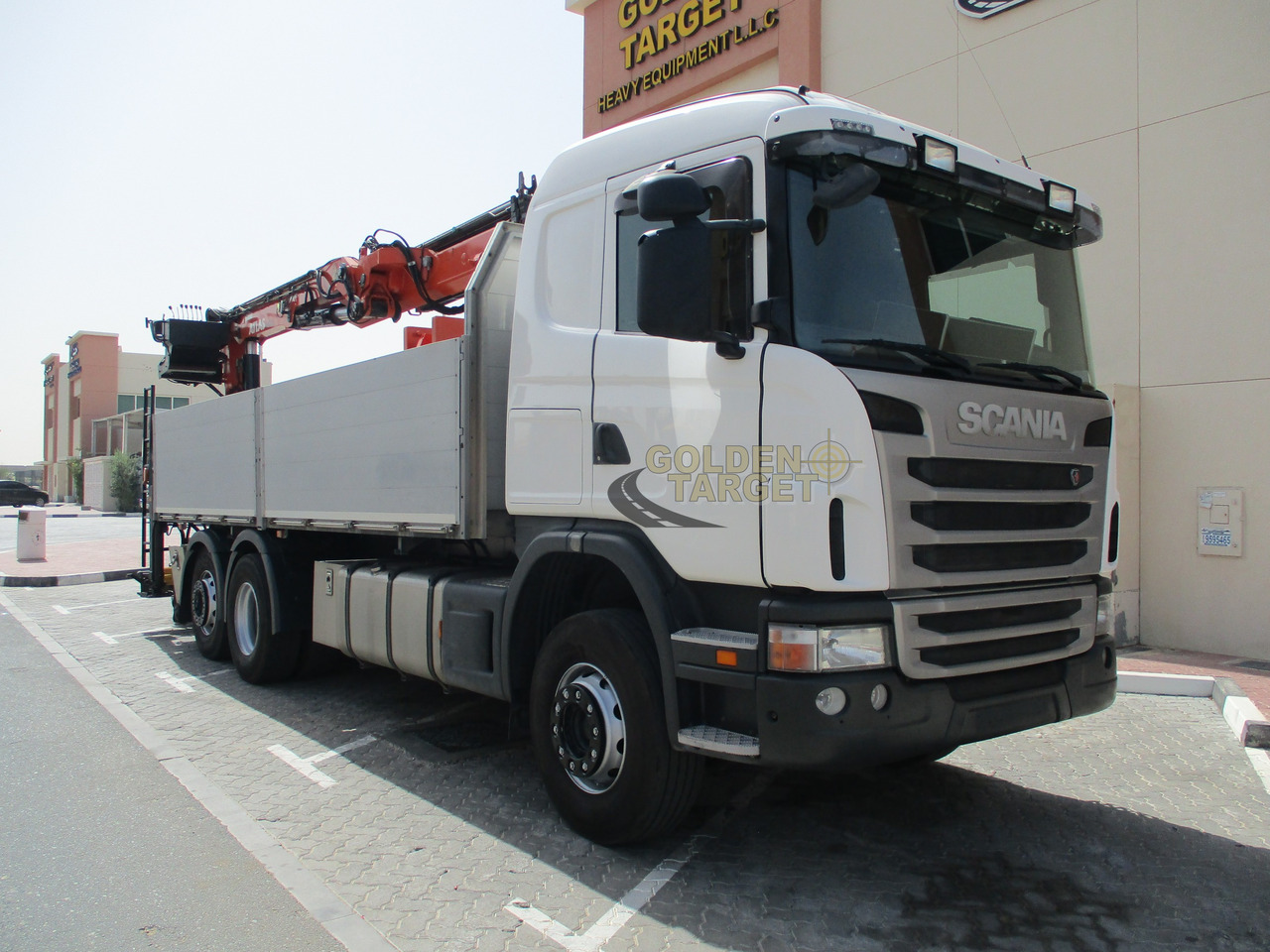 SCANIA G480 6x2 with ATLAS 210.2 Block Crane - Camion grue: photos 1 SCANIA G480 6x2 with ATLAS 210.2 Block Crane - Camion grue: photos 1