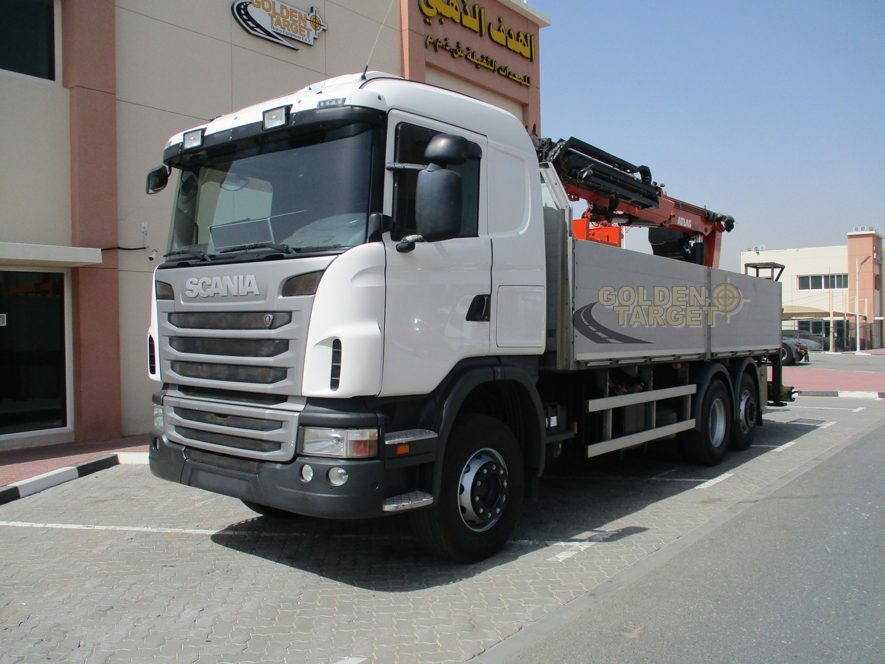 SCANIA G480 6x2 with ATLAS 210.2 Block Crane - Camion grue: photos 2 SCANIA G480 6x2 with ATLAS 210.2 Block Crane - Camion grue: photos 2