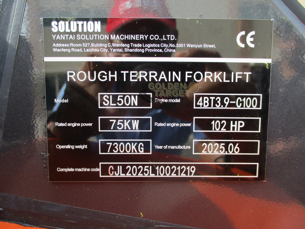 Chariot élévateur diesel neuf Solution SL50N Rough Terrain Forklift: photos 16