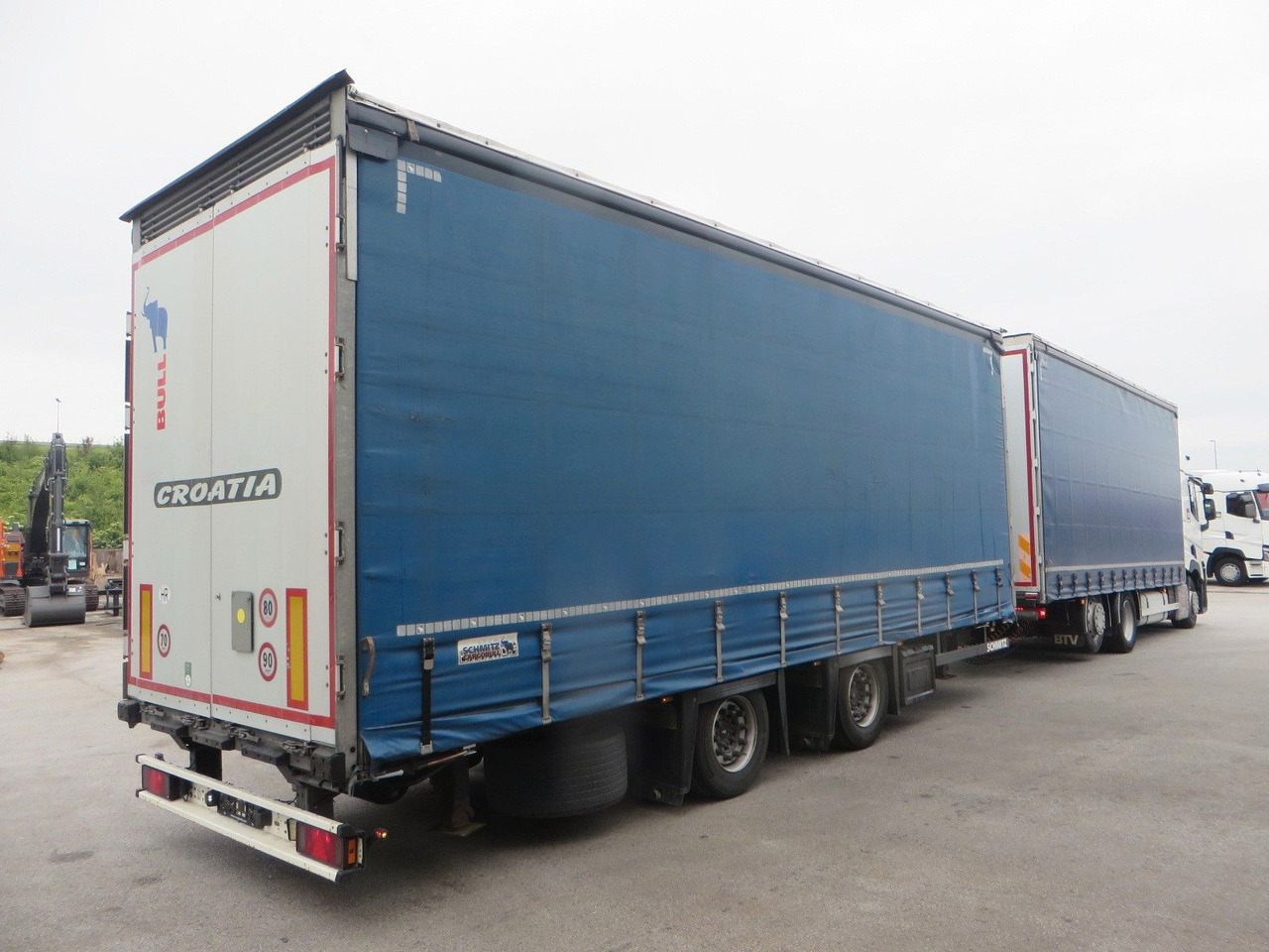 Renault T480 SC 6x2 Tandem jumbo 116m3 - Camion à rideaux coulissants: photos 3 Renault T480 SC 6x2 Tandem jumbo 116m3 - Camion à rideaux coulissants: photos 3