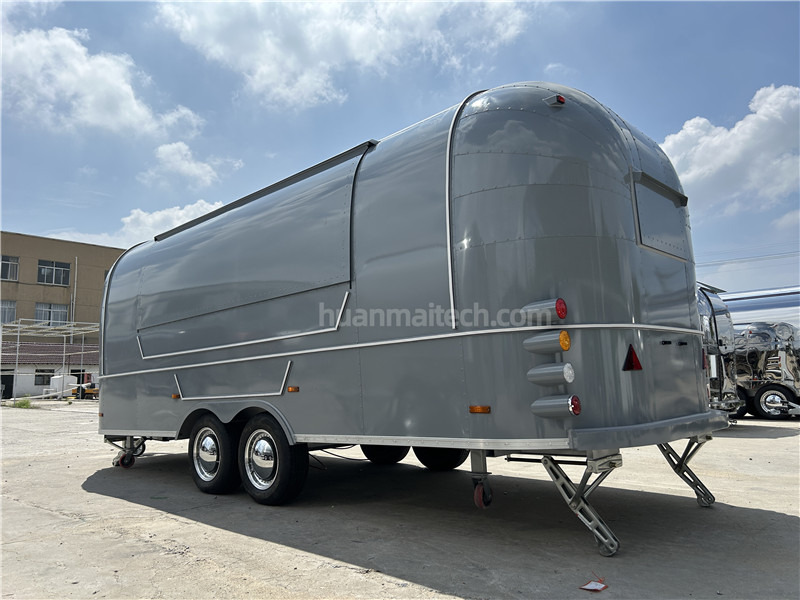Burger Food Truck Grey Airstream Food Trailer=,Coffee Trailer - Remorque magasin: photos 2 Burger Food Truck Grey Airstream Food Trailer=,Coffee Trailer - Remorque magasin: photos 2
