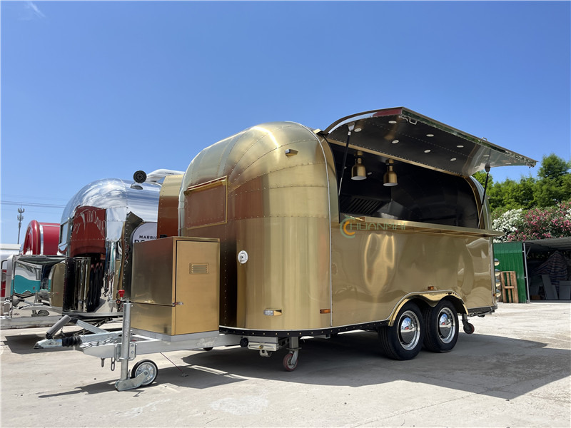 Ice Cream Trailer ,Coffee Food Trailer Gold Food Truck, Burger Foodtruck - Remorque magasin: photos 1 Ice Cream Trailer ,Coffee Food Trailer Gold Food Truck, Burger Foodtruck - Remorque magasin: photos 1