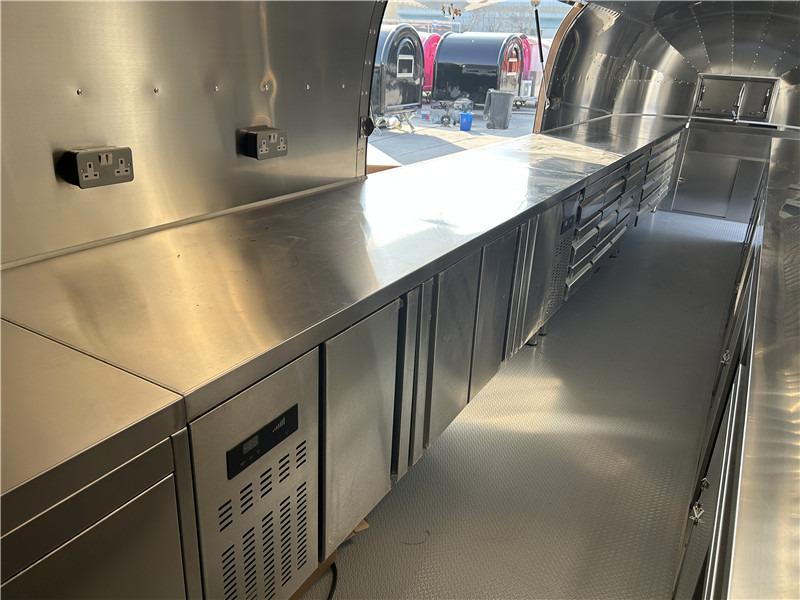 Remorque magasin pour transport de viande Mobile Grill Catering Middle Eastern Food Truck & Trailer: photos 11