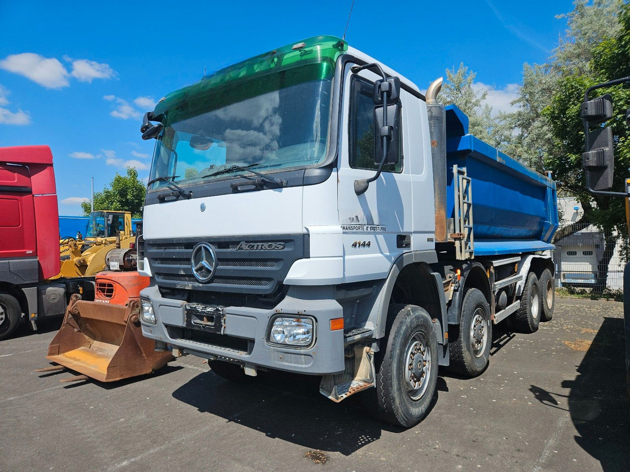 Mercedes-Benz Actros 4144 8x8 Hinterkipper - Camion benne: photos 1 Mercedes-Benz Actros 4144 8x8 Hinterkipper - Camion benne: photos 1