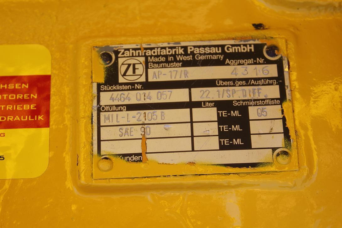 Hanomag 66 C - Essieu et pièces pour Engins de chantier: photos 5 Hanomag 66 C - Essieu et pièces pour Engins de chantier: photos 5