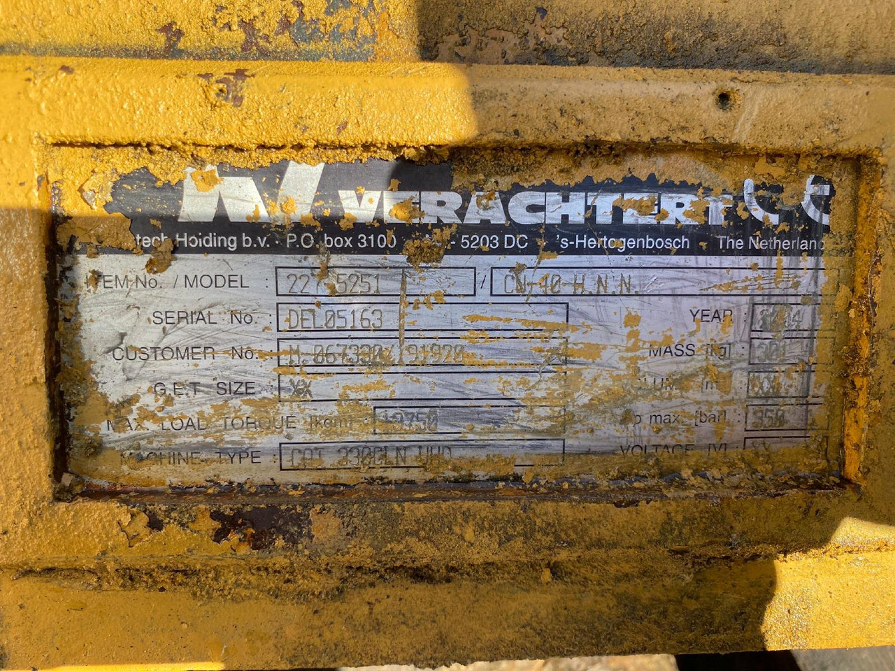 Verachtert SW 40 CAT 320/CAT 330 - Attache rapide pour Engins de chantier: photos 3 Verachtert SW 40 CAT 320/CAT 330 - Attache rapide pour Engins de chantier: photos 3