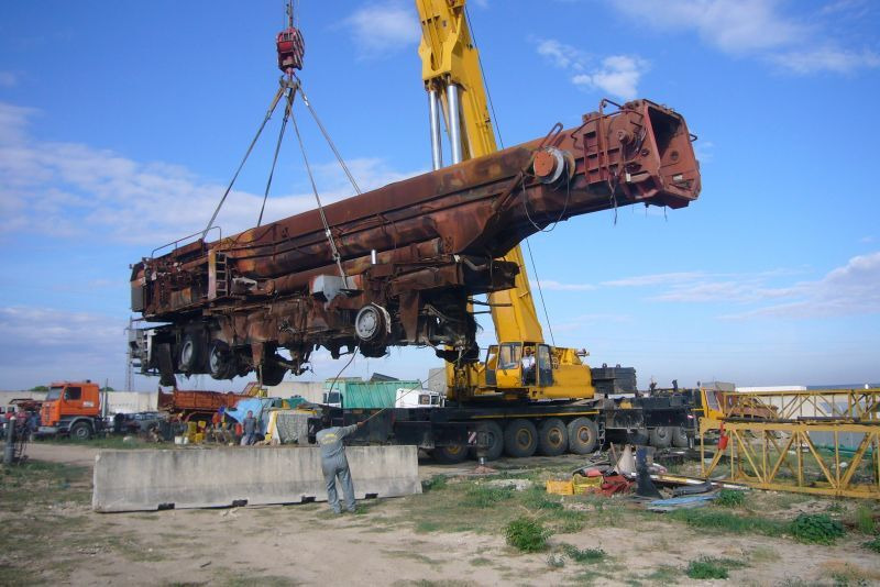 Krupp KMK 8350 for parts - Grue mobile: photos 1 Krupp KMK 8350 for parts - Grue mobile: photos 1