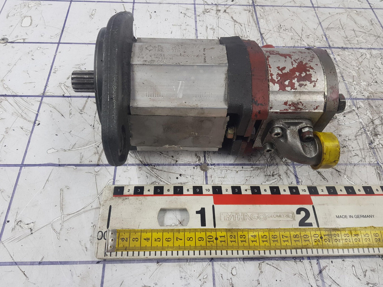 Rexroth Rexroth dual gear pump - Pompe hydraulique pour Grue: photos 1 Rexroth Rexroth dual gear pump - Pompe hydraulique pour Grue: photos 1
