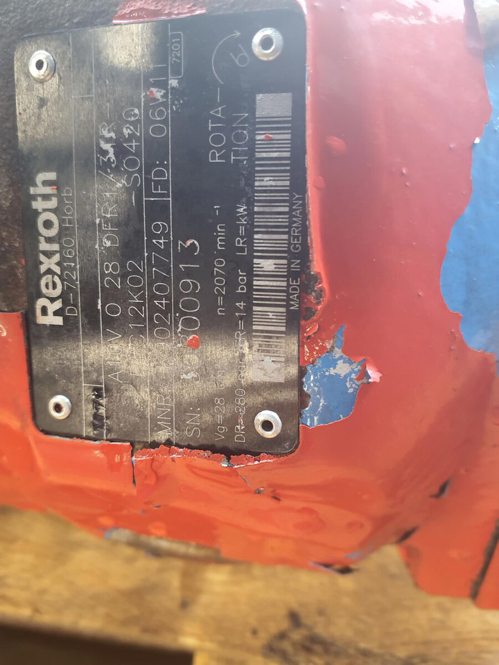 Rexroth Rexroth pump A1OV 0 28 DFR1/31R - Pompe hydraulique pour Grue mobile: photos 4 Rexroth Rexroth pump A1OV 0 28 DFR1/31R - Pompe hydraulique pour Grue mobile: photos 4