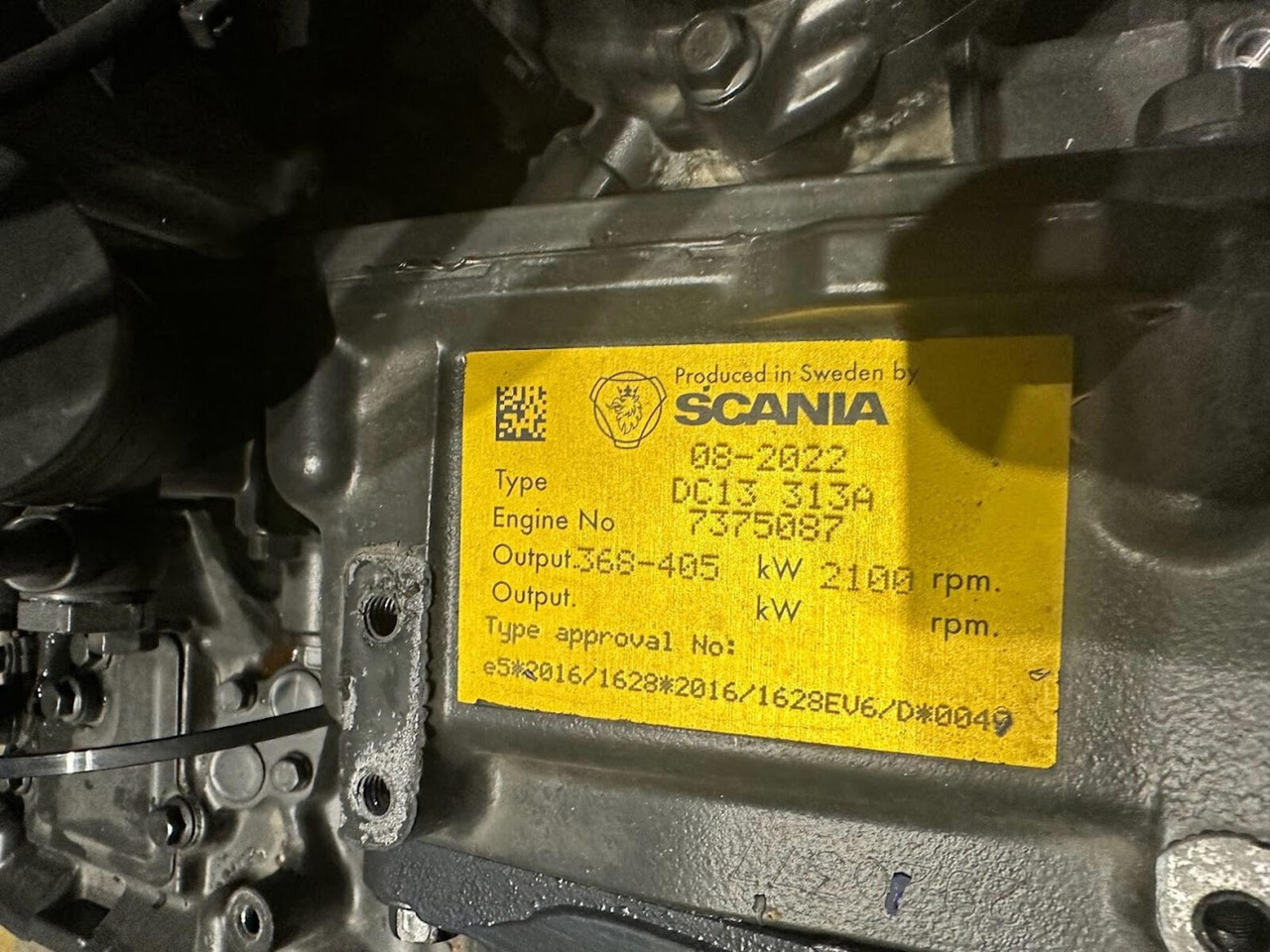 Scania Demag AC 220-1, AC 5.220-1 Scania DC13 313A motor - Moteur pour Grue: photos 5 Scania Demag AC 220-1, AC 5.220-1 Scania DC13 313A motor - Moteur pour Grue: photos 5
