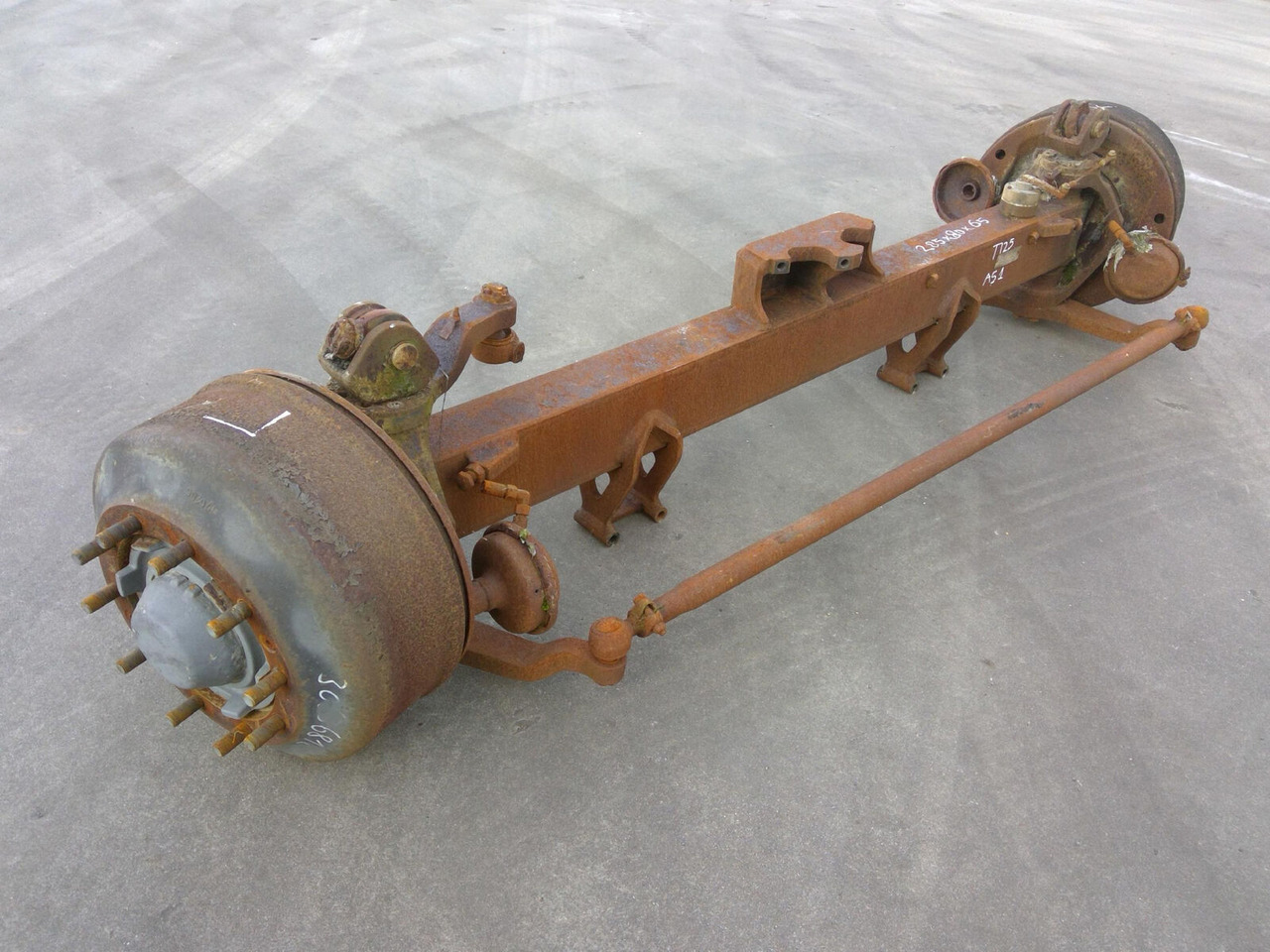 Terex AC 350 axle 1 - Essieu et pièces pour Grue mobile: photos 1 Terex AC 350 axle 1 - Essieu et pièces pour Grue mobile: photos 1